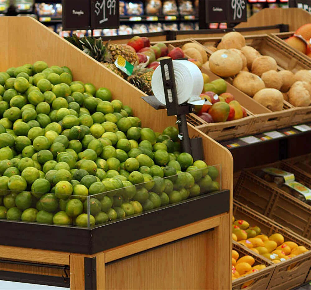 grocery store food display